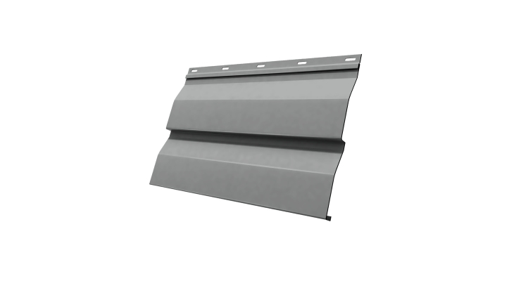 Корабельная Доска 0,265 GL 0.5 Satin с пленкой RAL 9006 бело-алюминиевый