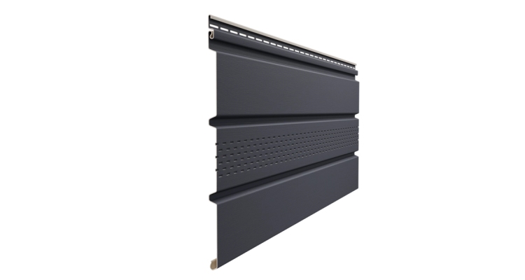 Софит Docke Premium, T4 с центральной перфорацией, графит