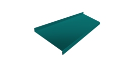 Отлив простой 200 0,45 PE с пленкой RAL 5021 водная синь (2м)