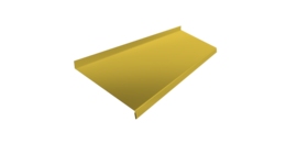 Отлив простой 250 0,45 PE с пленкой RAL 1018 цинково-желтый (2м)