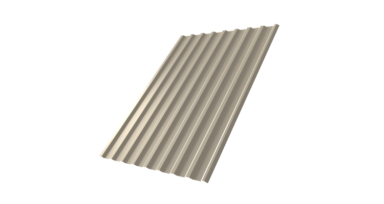 Профнастил С20R 0.45 PE RAL 1015 светлая слоновая кость