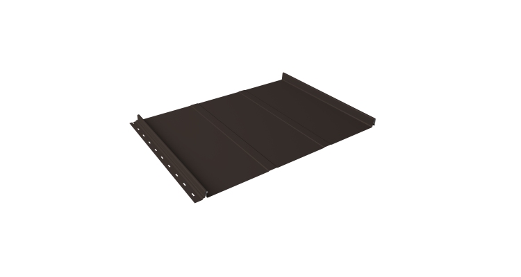 Кликфальц Line Grand Line 0.45 PE с пленкой на замках RR 32 темно-коричневый