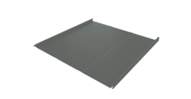 Фальц двойной стоячий Line Grand Line 0,45 PE с пленкой на замках RAL 7005 мышино-серый