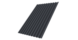 Профнастил С21 R 0,5 Satin RAL 7024 мокрый асфальт