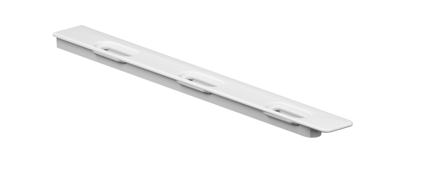 Фасадный стартовый профиль к фасадным панелям, белый