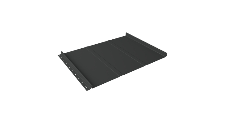 Кликфальц Line Grand Line 0.5 GreenCoat Pural BT, matt с пленкой на замках RR2H3 антрацитово-серый