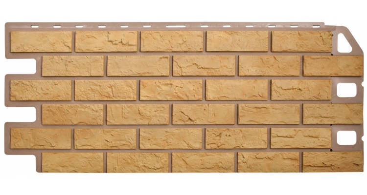 Панель Кирпич Желтый АП 1100*450*20 мм (уп-ка 10 шт.)