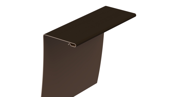 Универсальный околооконный профиль 89/254 мм, 3 м Docke, шоколад