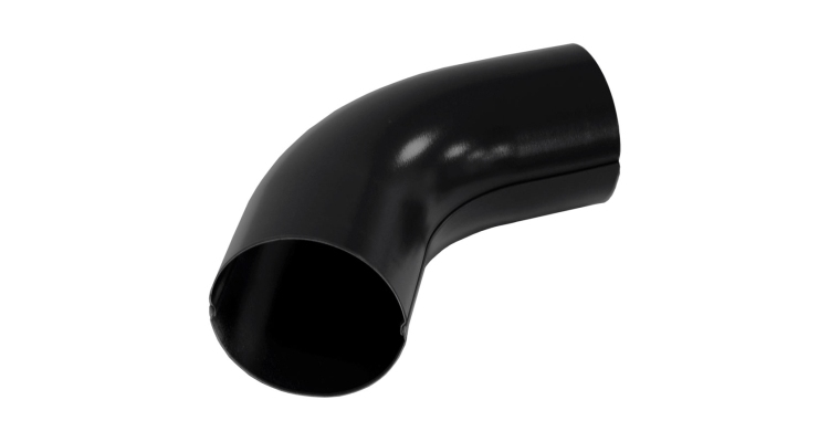 Колено 60 град 100 мм Мatt RAL 9005 черный