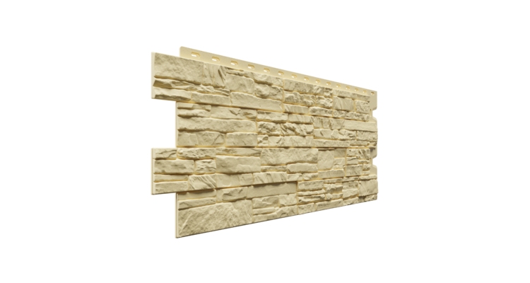 Фасадная панель Алтай, Кремовый