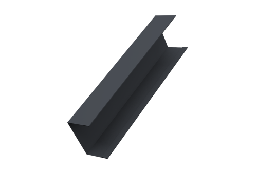 Крышка жалюзи Milan, Tokyo для калиток, ворот 0,45 PE-Double RAL 7024 мокрый асфальт (3м)