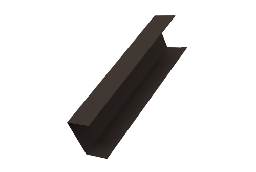 Крышка жалюзи Milan, Tokyo для калиток, ворот 0,45 PE-Double RR 32 темно-коричневый (2,5м)