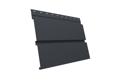 Квадро брус 0.45 Drap TwinColor с пленкой RAL 7024 мокрый асфальт