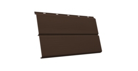 ЭкоБрус 3D 0,345 GL 0.45 Drap TX с пленкой RAL 8017 шоколад