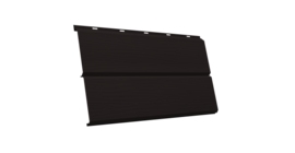 ЭкоБрус 3D 0,345 GL 0.5 Velur X с пленкой RAL 9005 черный