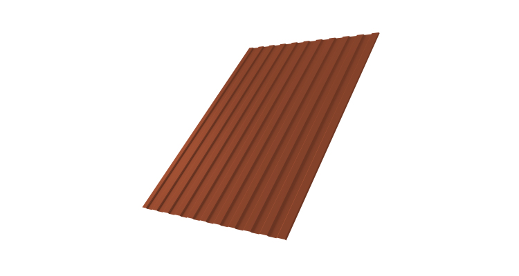 Профнастил С8A 0,5 Velur X RAL 8004 терракота