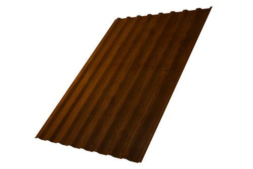 Профнастил С20B 0,4 Print Premium Golden Wood Intense FTC