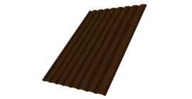 Профнастил С20A 0.45 Print Elite Choco Wood TwinColor