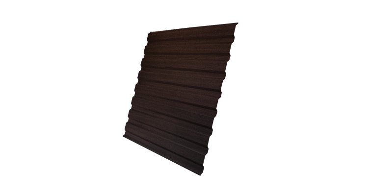 Профнастил С20A 0.45 Print Elite Coffee Wood Blesk TwinColor