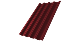 Профнастил НС44 0,5 Satin RAL 3005 красное вино