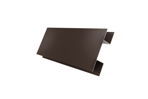 Планка H-образная Блок-хаус new 0,5 Drap TX RAL 8017 шоколад (2м)