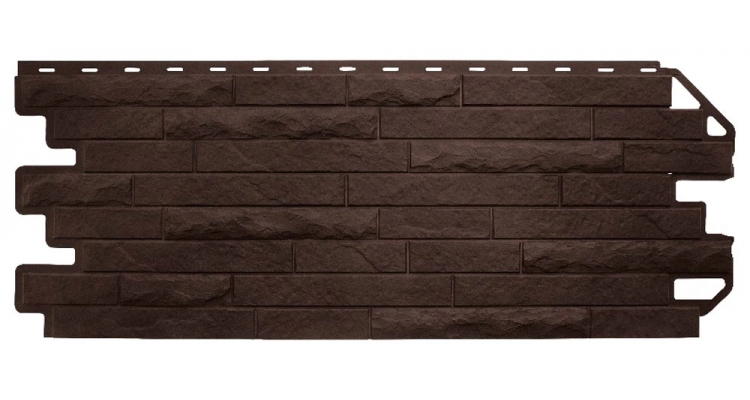 Панель Кирпич Антик (Коричневый) ЭКО АП 1160*420*17 мм (уп-ка 10 шт.)