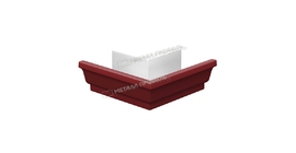 Угол желоба наружный Металл Профиль БЮДЖЕТ 120х86 RAL 3011