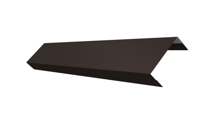 Ламель обратная 50 забора жалюзи Texas 0.5 Atlas X с пленкой RR 32 темно-коричневый