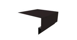 Планка околооконная сложная Экобрус Grand Line 200х75х25 0,5 Satin Matt RAL 9005 черный (3м)