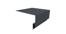 Планка околооконная сложная Экобрус Grand Line 250х75х25 0,45 Drap RAL 7024 мокрый асфальт (2м)