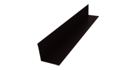 Угол внутренний 50х50 0,45 Drap TX RAL 9005 черный (2м)