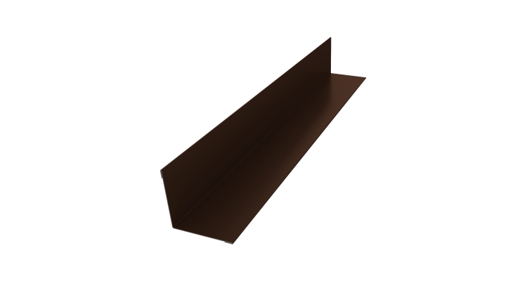 Угол внутренний 50х50 0,5 Satin Matt RAL 8017 шоколад (2м)