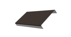 Ламель обратная 200 забора жалюзи Texas 0.45 Drap TX RR 32 темно-коричневый