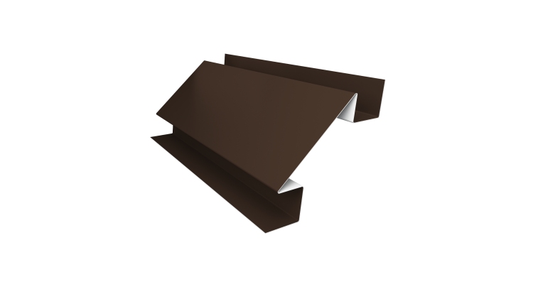 Угол внутренний сложный 75мм 0,45 Drap TX RAL 8017 шоколад (2м)