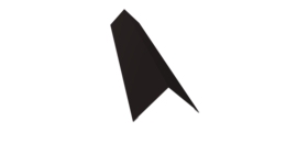 Угол внешний 110х110 0,45 Drap TX RAL 9005 черный (3м)