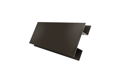 Планка H-образная стыковочная сложная 0,5 Satin Matt RR 32 темно-коричневый (2м)