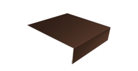 Планка лобовая/околооконная простая 190х50 0,45 Drap TX RAL 8017 шоколад (2м)