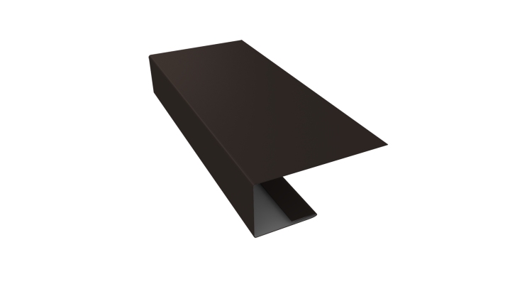 J-Профиль 18мм 0,5 Satin с пленкой RR 32 темно-коричневый (3м)
