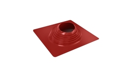 Проходной элемент MF CN угловой №5 (200-275мм) +240 силиконовый (металлический окрашенный фланец) красный