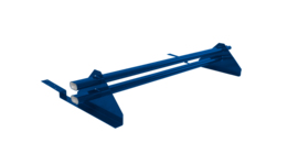 Снегозадержатель трубчатый для композитной черепицы Roman RAL 5005 (3м)