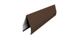 Ламель забора жалюзи Tokyo 0,5 Drap с пленкой RAL 8017 шоколад