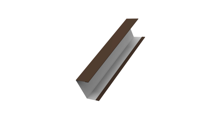 Крышка жалюзи Milan,Tokyo 0,5 Satin RAL 8017 шоколад (2м)