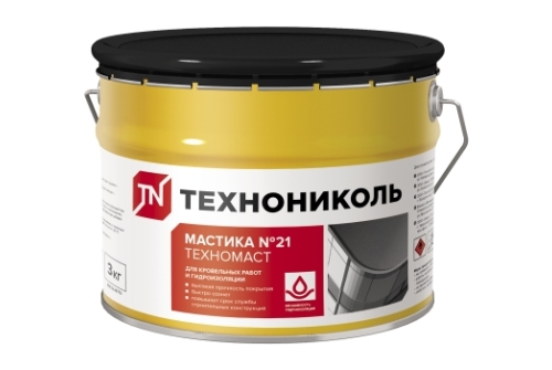 Мастика кровельная Технониколь №21 Техномаст 3кг (ведро)