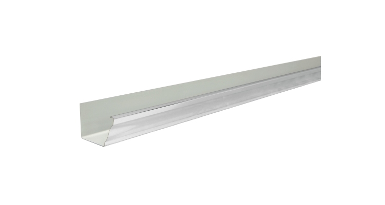 Желоб прямоугольный Vortex 127мм 3м RAL 9003 сигнальный белый