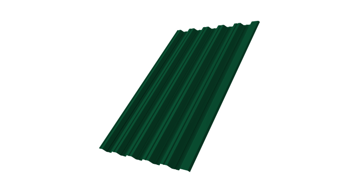 Профнастил HC35R 0,45 Drap RAL 6005 зеленый мох 